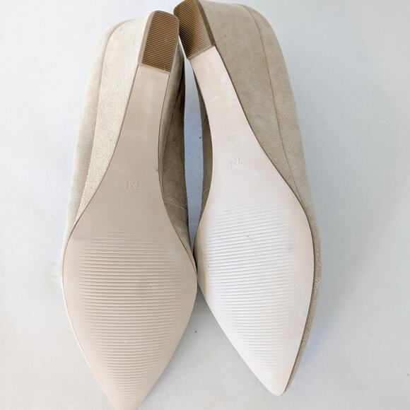 Talbots suede beige wedges, size 7 - Picture 4 of 4